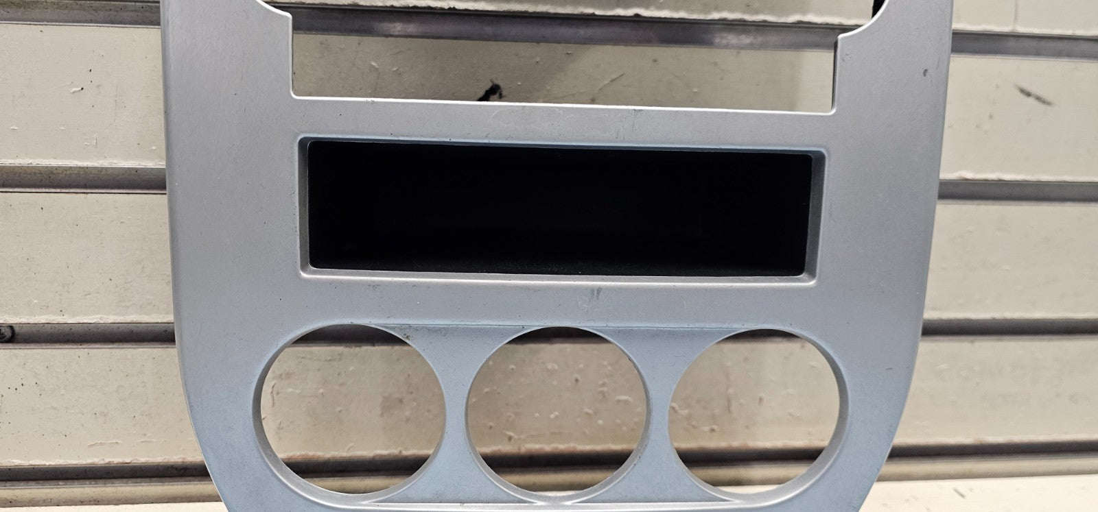 🔥07-09 Dodge CALIBER Dash Radio Center BEZEL Climate Dash Trim Vents Silver B15