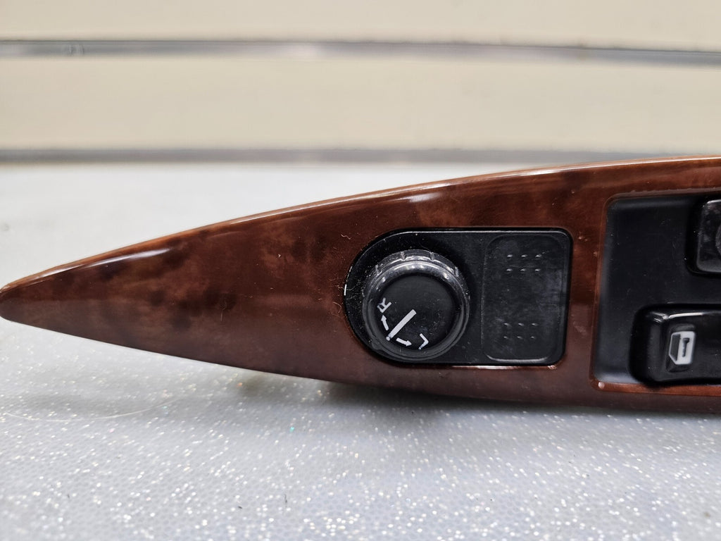 🔥02-05 Altima Left Driver Master Front Power Window Switch Assembly Wood WS42