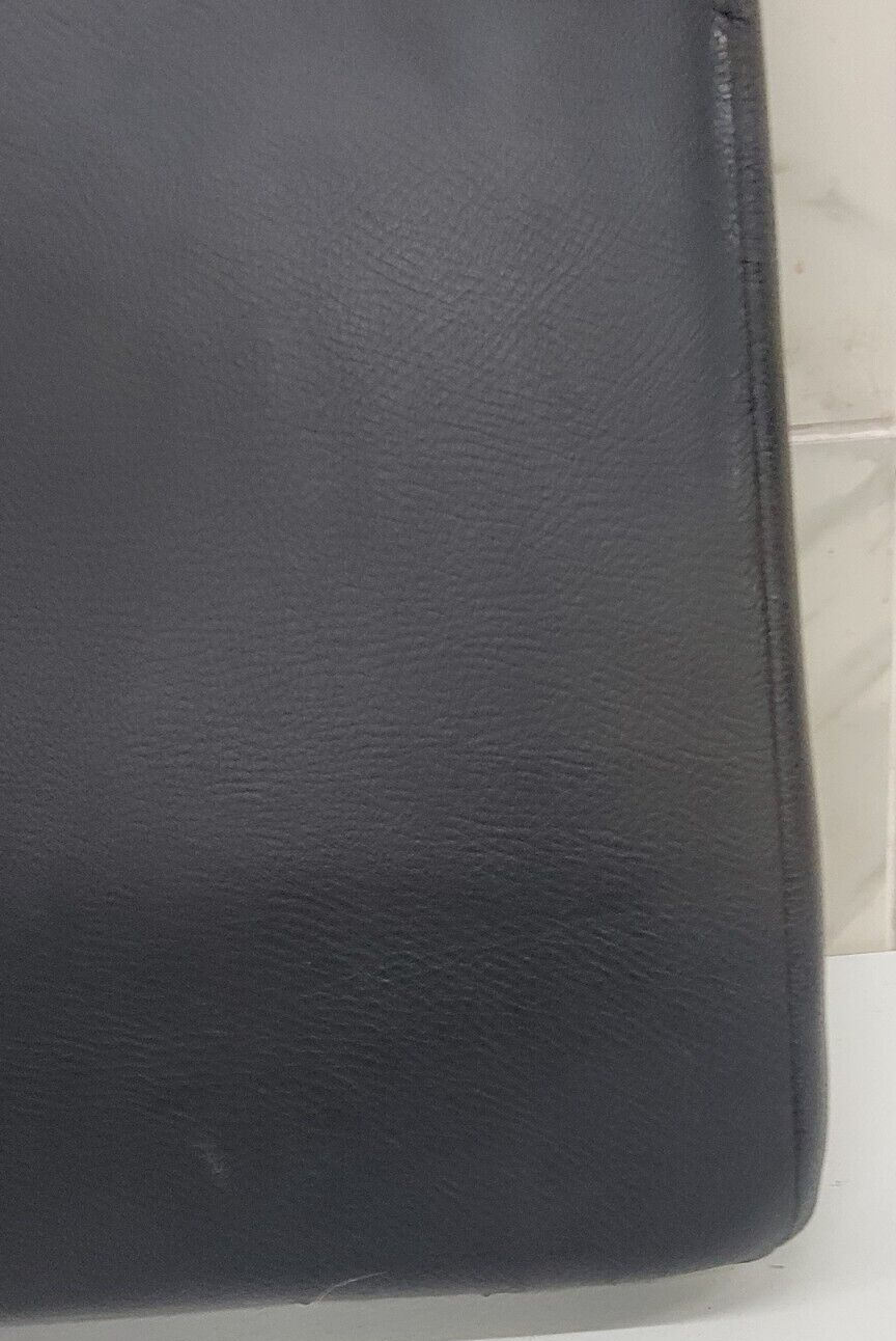 02-08 Dodge RAM Center Console Jump Seat ARMREST Cover Lid Leather Dark Blue JS7