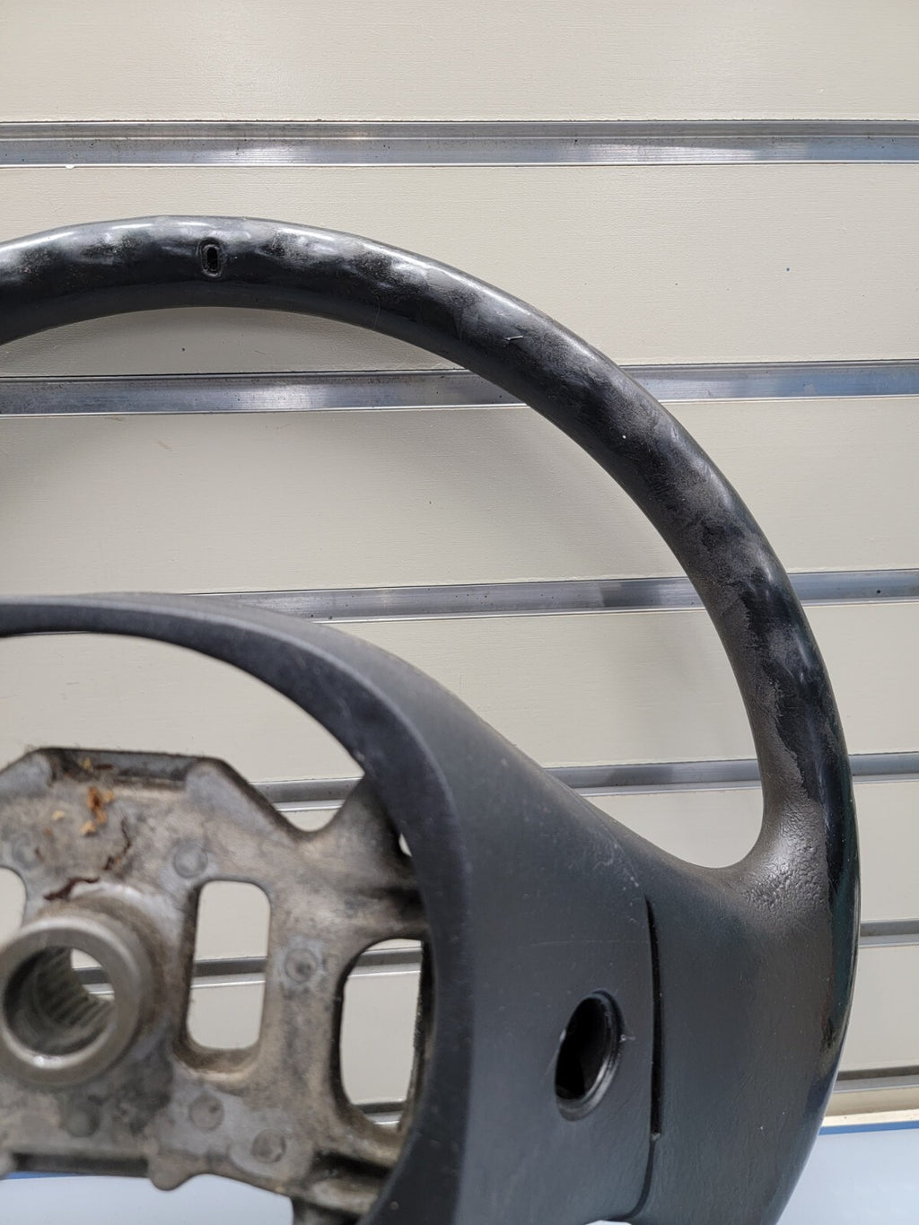 🔥1997-2003 Ford F-150 Leather Steering Wheel Cruise Dash Black