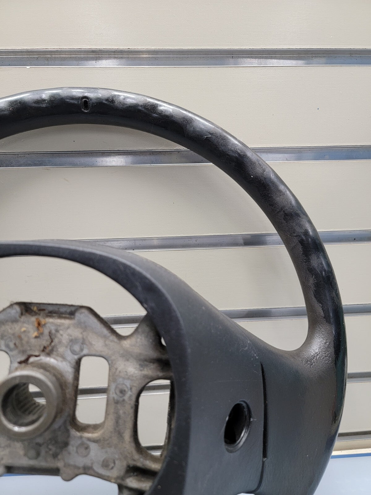 🔥1997-2003 Ford F-150 Leather Steering Wheel Cruise Dash Black