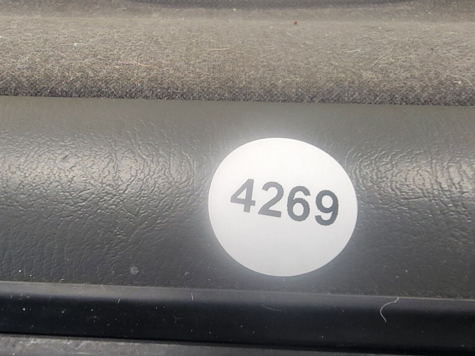 04-06 Toyota Tundra Crew Cab Door Trim Panel rear right passenger dark gray D20