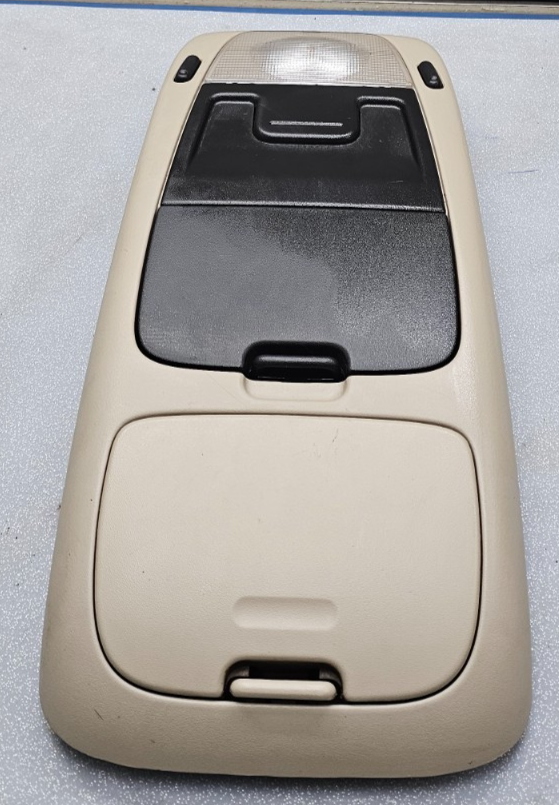 🔥02-10 Explorer Mountaineer Overhead Console Dome Map Light Lamp Storage TAN