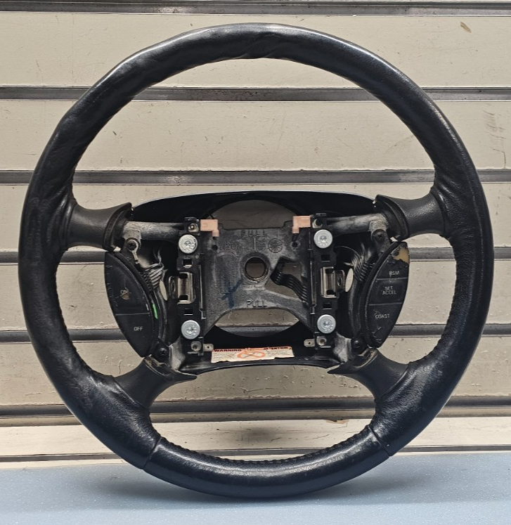 🔥1999-2004 Ford Mustang Charcoal Leather GT Steering Wheel OEM Black