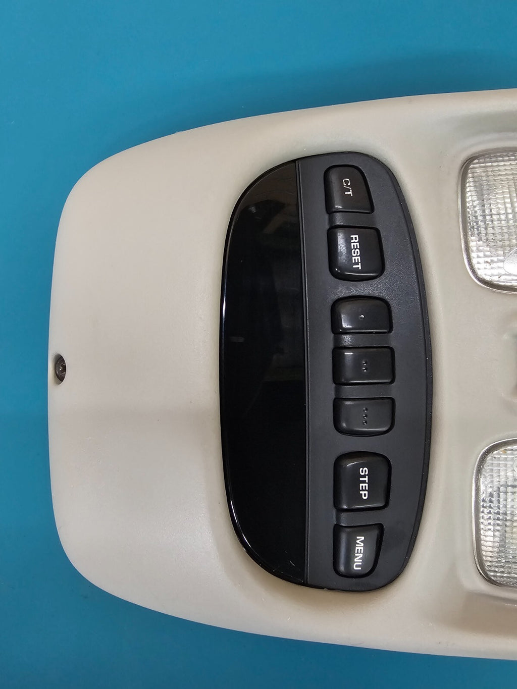 🔥99-04 Grand Cherokee Overhead Console Dome Map Light Storage Assembly LT GRAY