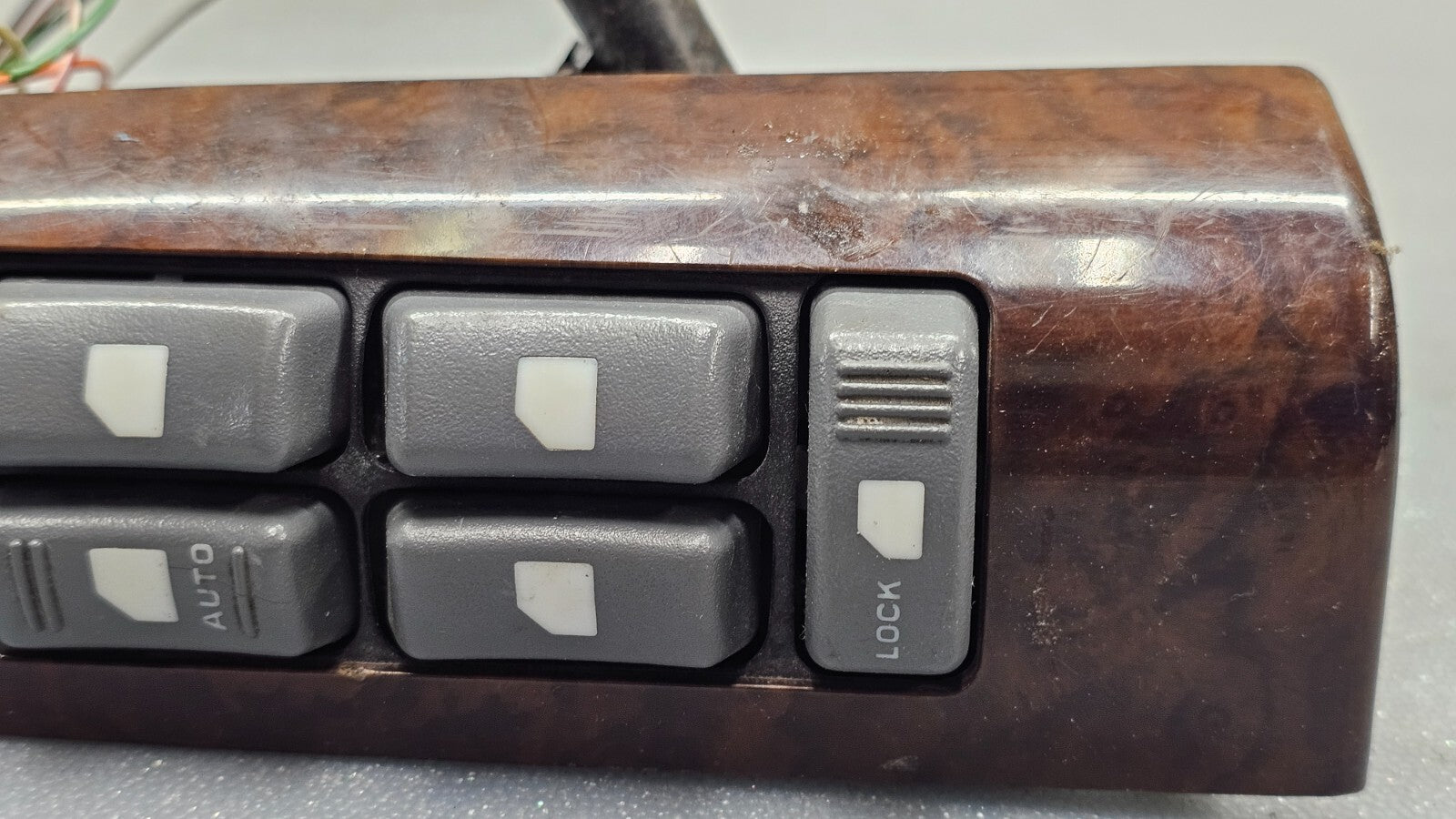 🔥98-05 Blazer S10 Jimmy Left Driver Master Window Switch Assembly Wood OEM WS46