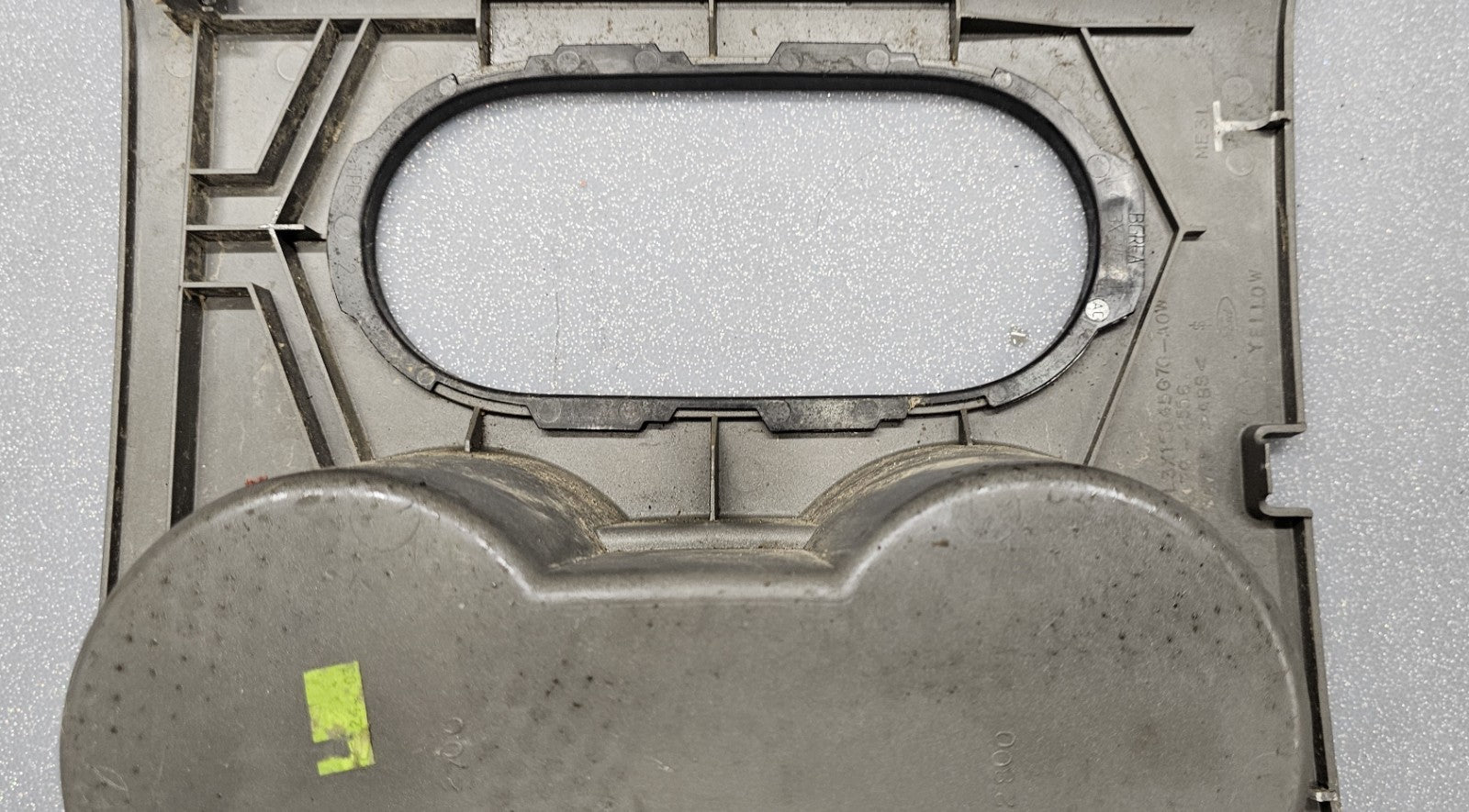 🔥04-08 Ford F150 Center Floor Console Shifter Shift Bezel Cup Holder Gray OEM