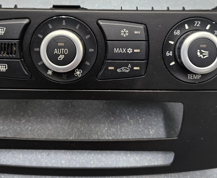 🔥04-10 BMW E60 AC HEATER CLIMATE TEMPERATURE CONTROL TRIM PANEL OEM