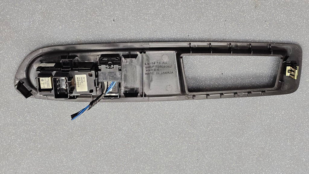 🔥09-12 Traverse Front Right Passenger Window Power Door Switch Bezel Black