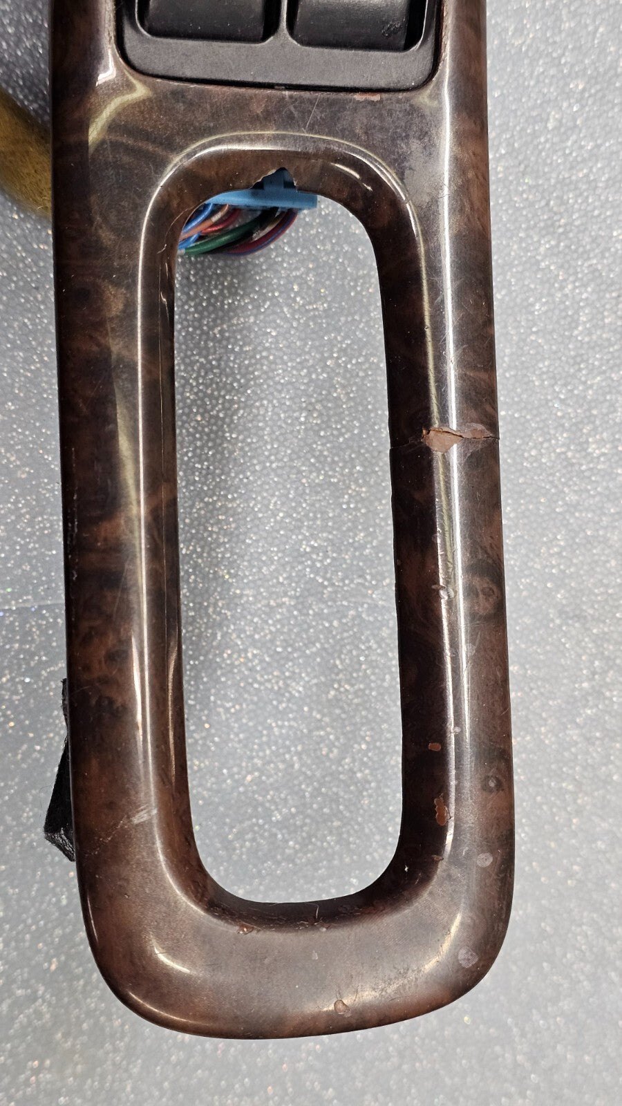 🔥98-02 ACCORD LEFT DRIVER MASTER WINDOW POWER PUSH PULL MIRROR SWITCH WOOD
