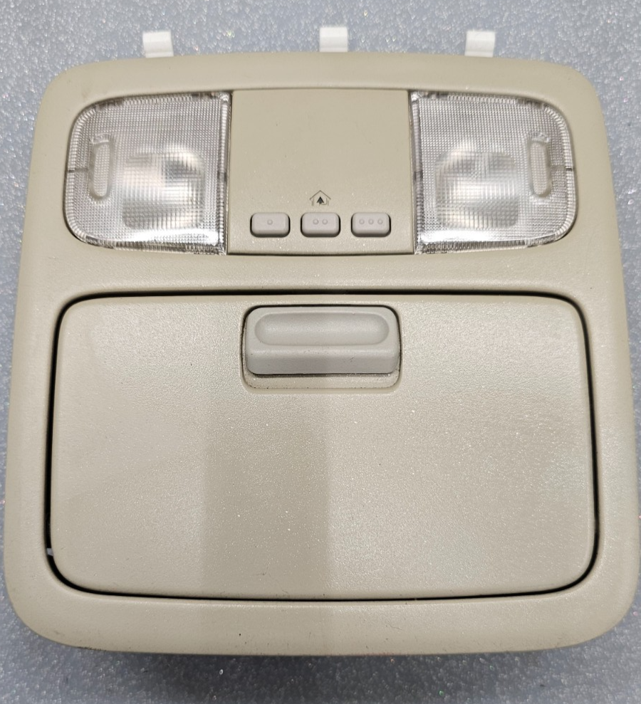 🔥02-06 Toyota CAMRY 4RUNNER Overhead Console DOME Light Lamp🔴Storage TAN 012