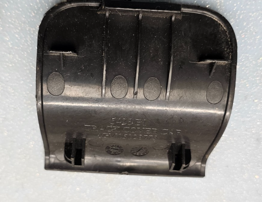 🔥2007-2013 GMC Chevy Tahoe Silverado Sierra Seat Track Cover Cap Black OEM