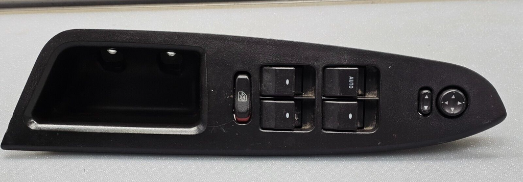 🔥06-08 CHEVY IMPALA LEFT DRIVER MASTER POWER WINDOW SWITCH BEZEL ASSEMBLY BLACK