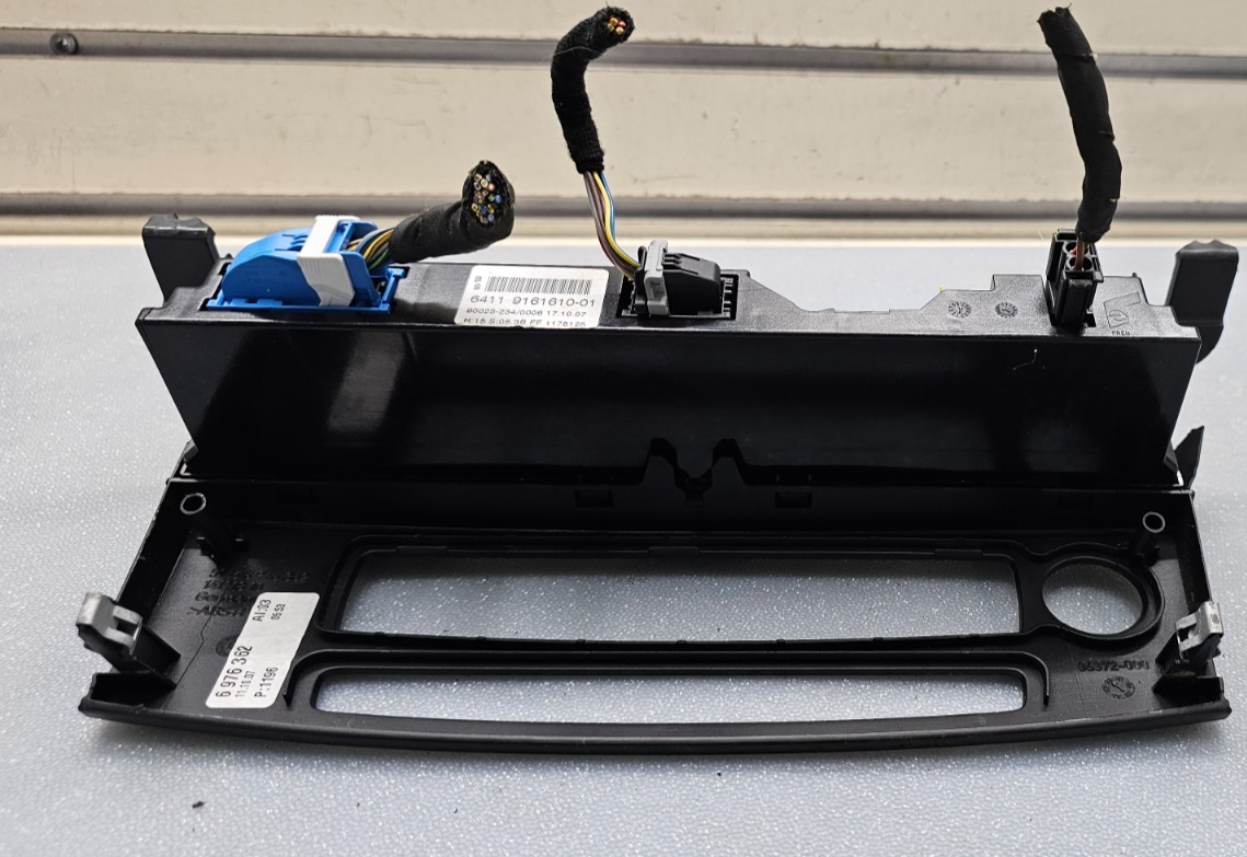 🔥04-10 BMW E60 AC HEATER CLIMATE TEMPERATURE CONTROL TRIM PANEL OEM