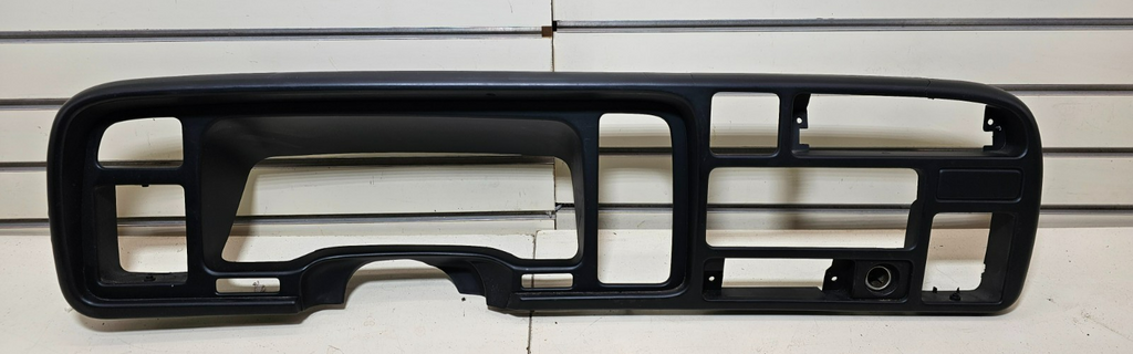 🔥94-97 Dodge Ram Dash Instrument Speedometer Cluster Trim Bezel Panel Black