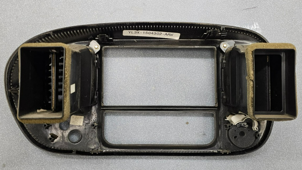 🔥97-03 Ford F150 Center Dash AM FM Radio Climate Trim Stereo BEZEL Panel TAN