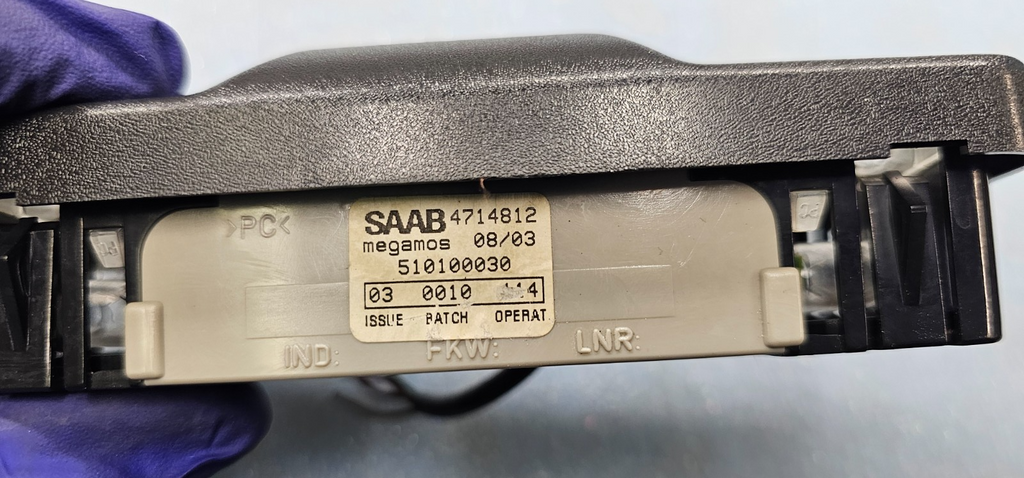 🔥1999-2003 SAAB 9-3 OVERHEAD DOME LIGHT BLACK OEM