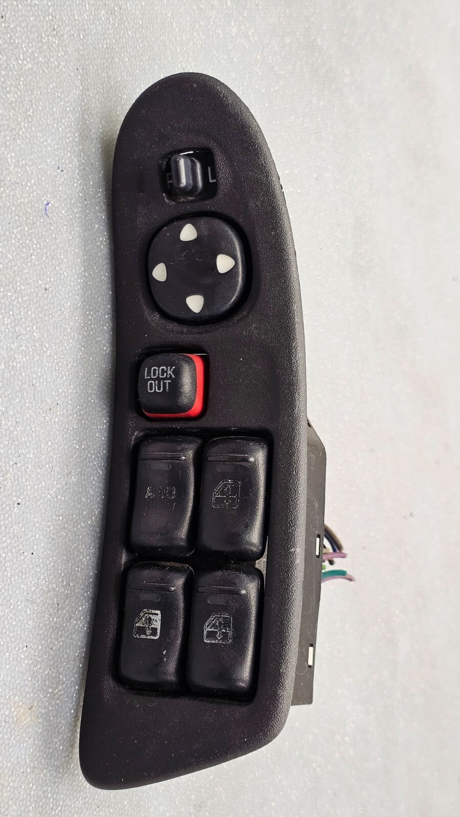 🔥97-03 MALIBU LEFT DRIVER MASTER POWER WINDOW SWITCH CONTROL ASSEMBLY BLACK OEM