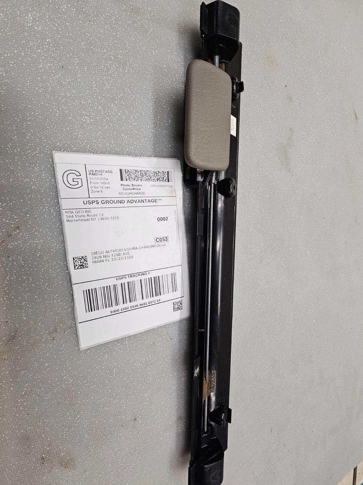 🔥99-04 Jeep Grand Cherokee WJ Glove Box Latch Handle Charcoal Agate Compartment
