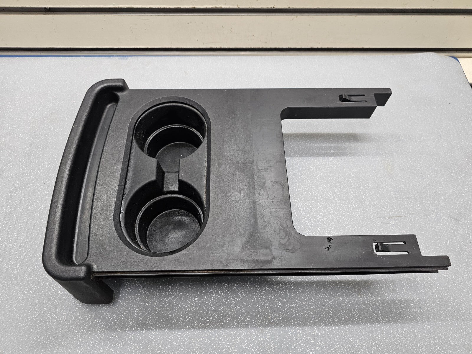 🔥09-14 Ford F-150 Under Center Console Jump Seat Armrest Cup Drink Holder Black