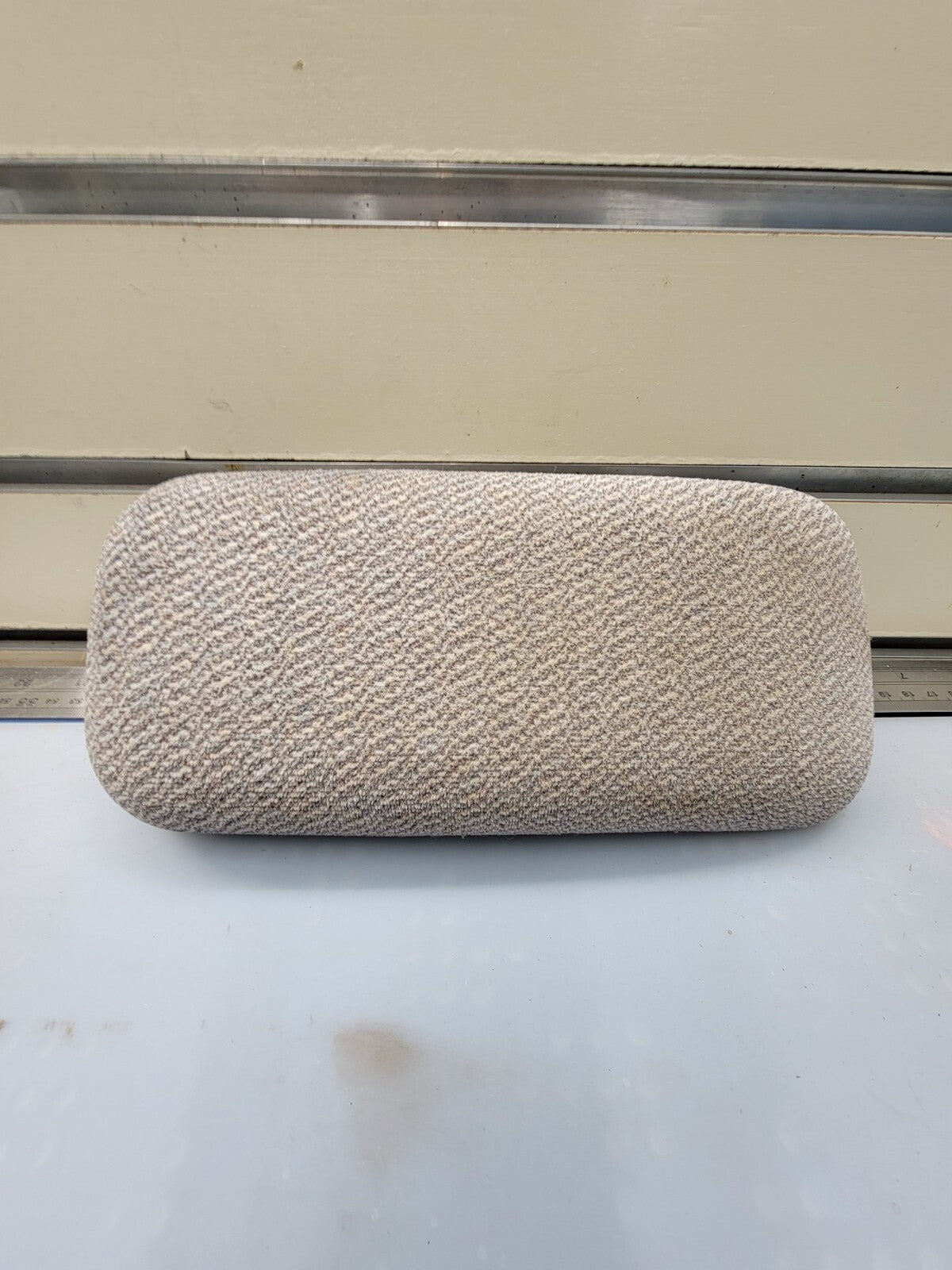 🔥96-00 Honda Civic Armrest Center Console Compartment Lid Gray Cloth