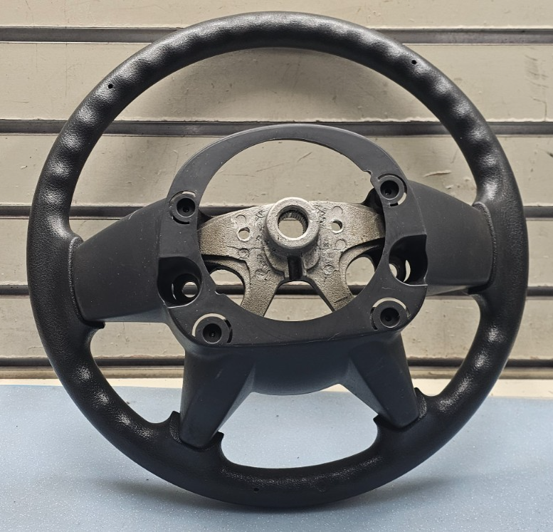 🔥2006-2007 Jeep Commander Front Steering Wheel Leather Black OEM