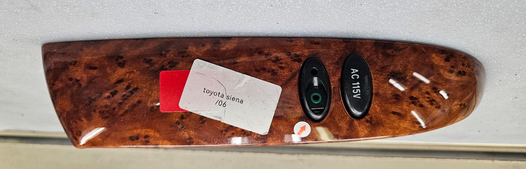 🔥04-10 Toyota Sienna Dash Hazard Defrost Light Door Switch Trim Bezel Wood