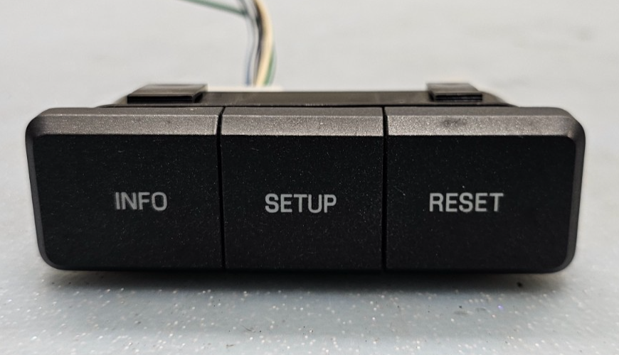 🔥07-10 LINCOLN MKZ MKX DASH INFO SETUP RESET CONTROL SWITCH ASSEMBLY BLACK OEM