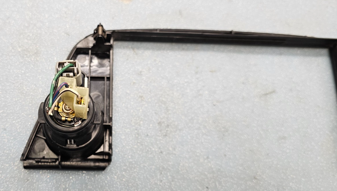 🔥92-96 Toyota Camry Radio Bezel Trim Cigarette Lighter Outlet OEM BLACK