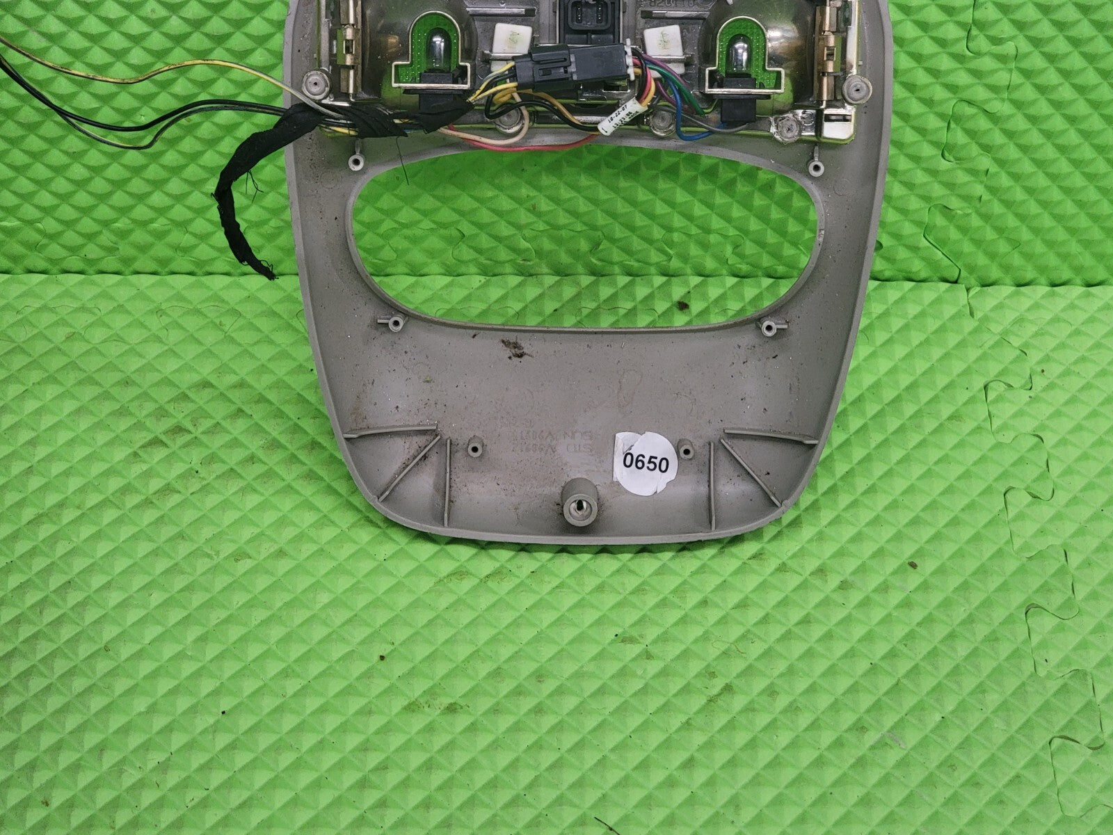 06-08 Dodge Ram 1500 2500 Digital Overhead Console Display Dome Map US/M TAN 06