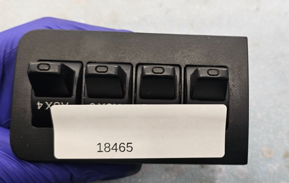 🔥08-10 Ford F250 F350 SuperDuty AUX Dash Toggle Switch Auxiliary Uplifter Black