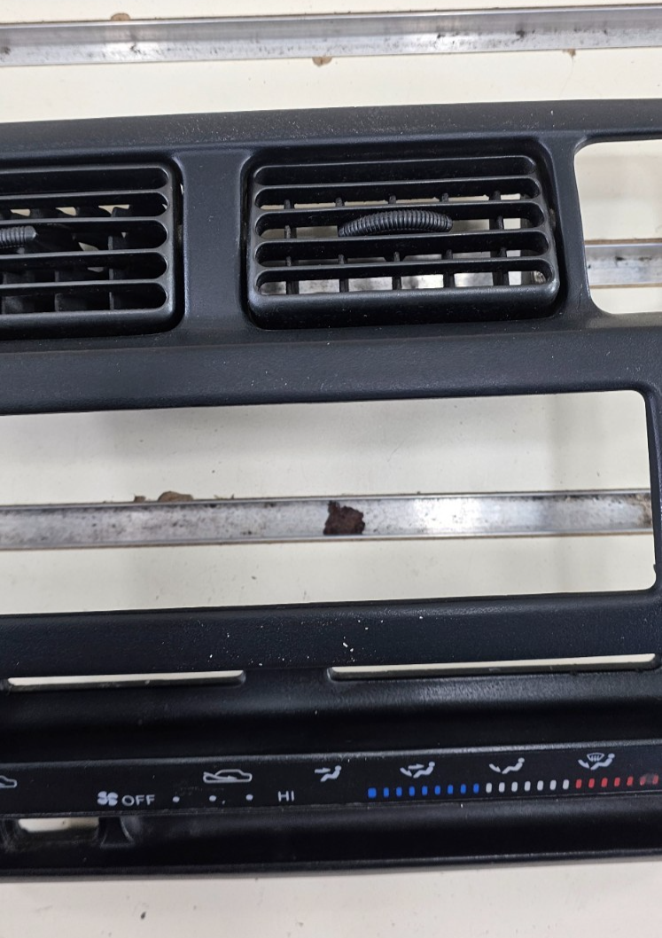 🔥93-97 Corolla Dash FM Radio Stereo Display AC Climate Control Bezel Trim Black