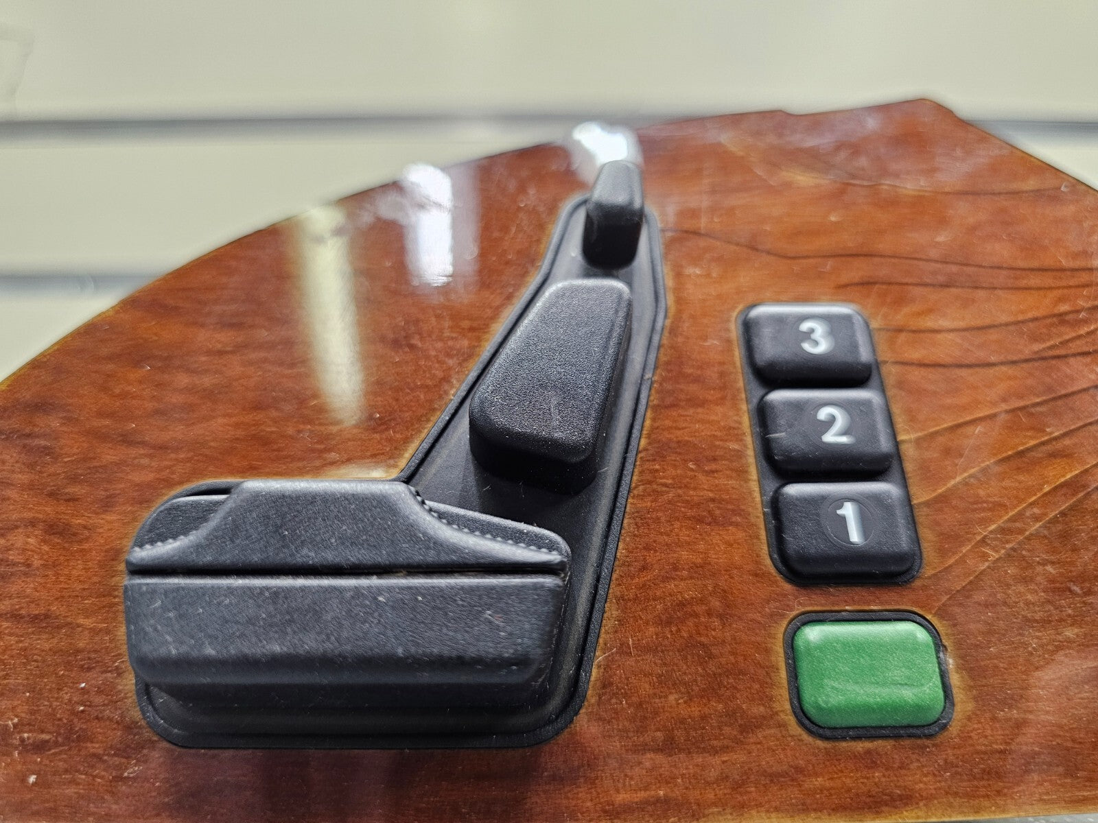 92-99 Mercedes W140 S500 S420 Front Right Passenger Seat Adjustment Switch WOOD