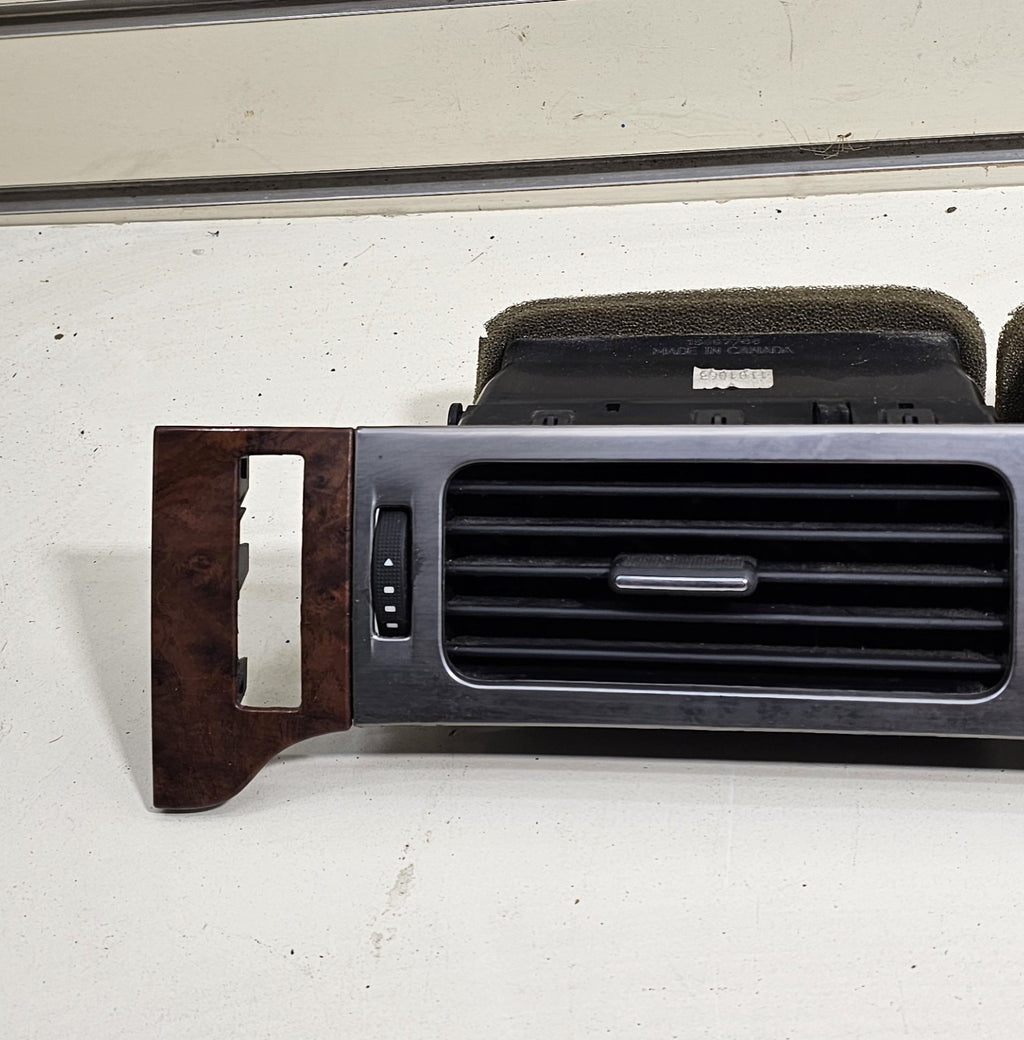 🔥07-13 Suburban TAHOE YUKON Dash Radio Bezel Trim RIGHT Panel w/ Vent WOOD B36