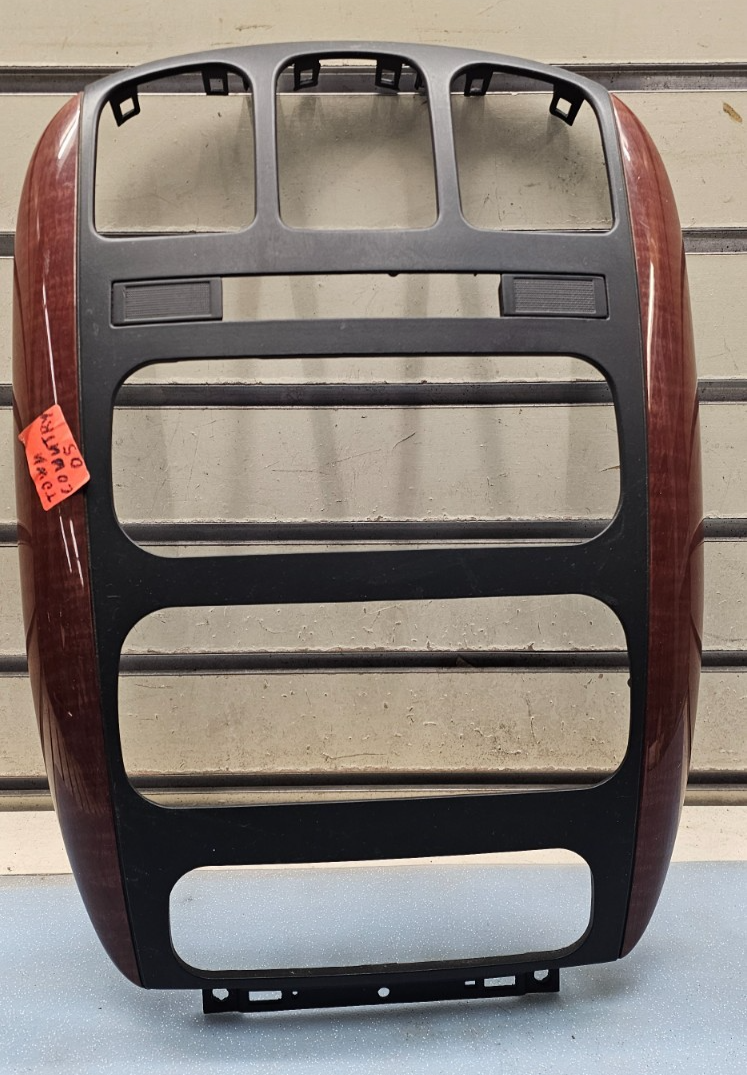 🔥01-07 Caravan Town Country Dash Radio Climate TRIM Panel Surround Bezel WOOD