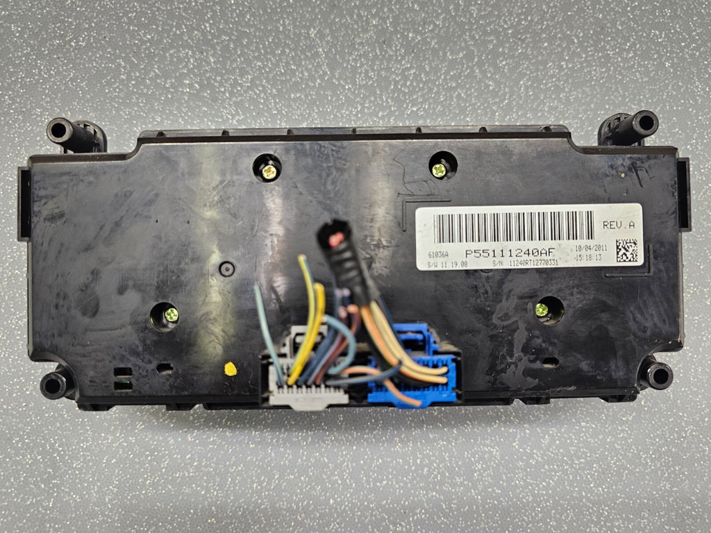 11-20 Grand Caravan Dash AC Heater Temperature Climate Control Air Conditioner
