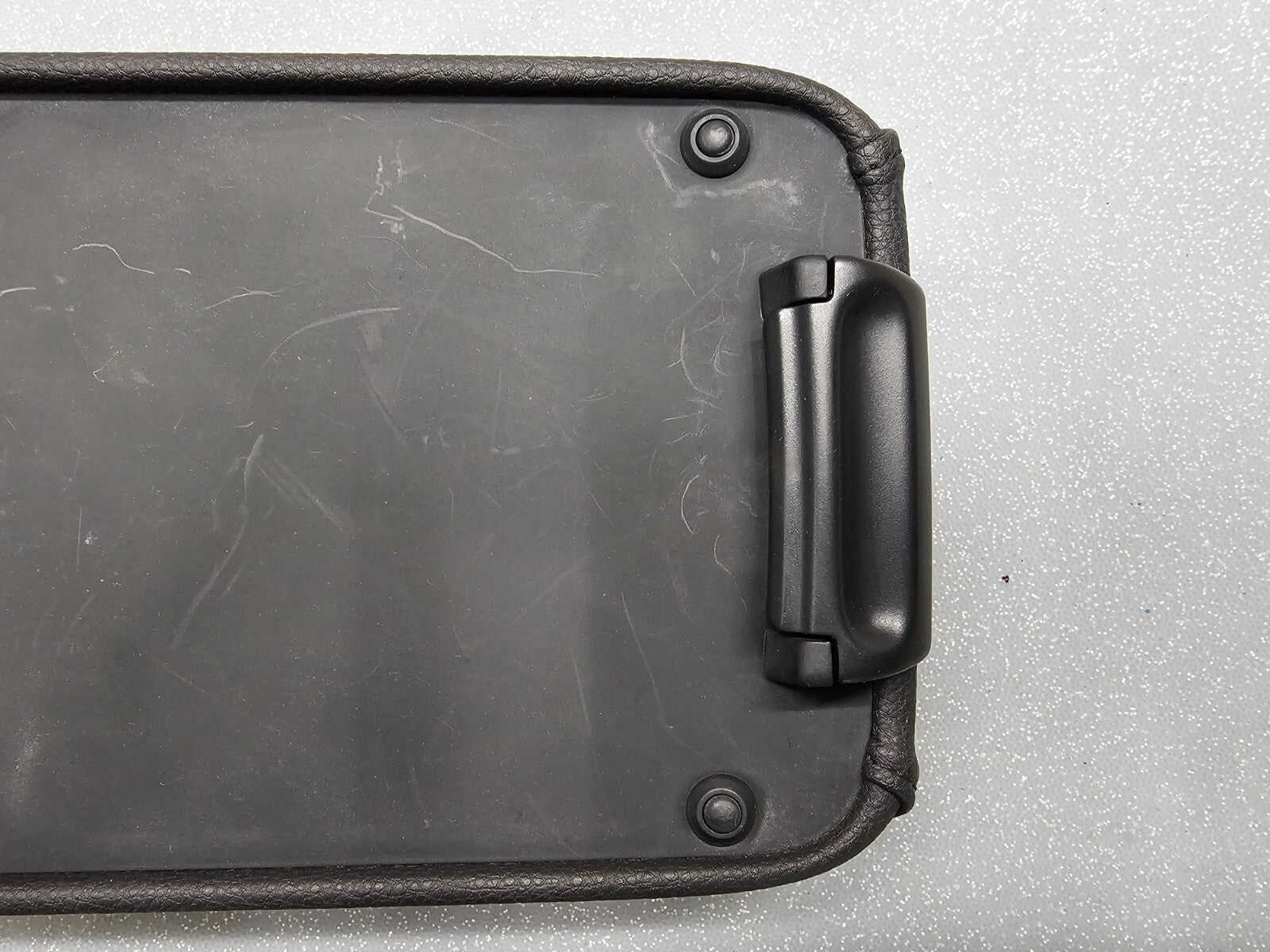 🔥11-12 Volkswagen Jetta Wagon Center Console Leather Armrest Lid Storage Black