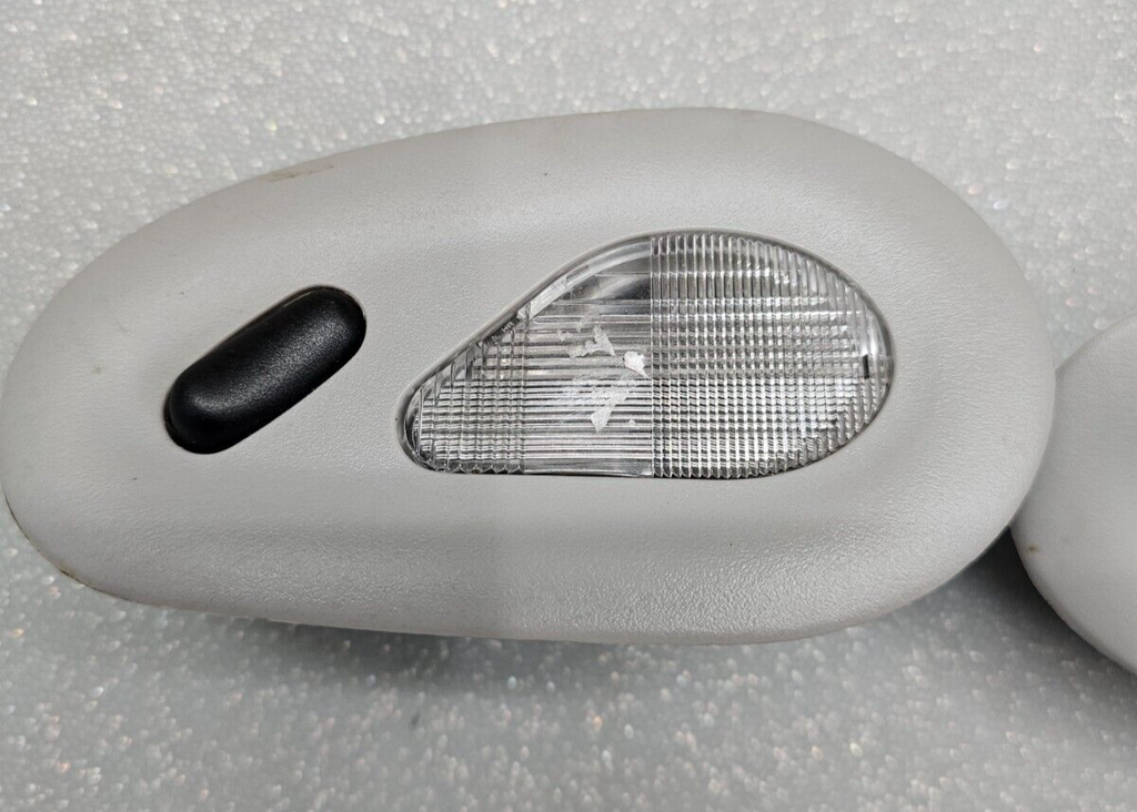 🔥03-06 Ford Expedition Excursion Rear Dome Map Lights Both LH & RH (Pair) Grey