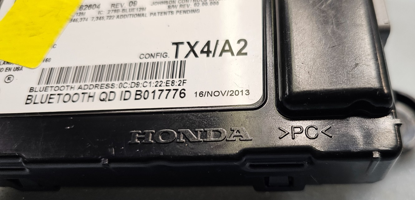 🔥2013-2016 ACURA RDX BLUETOOTH CONTROL MODULE HFT HFL FREE LINK UNIT ASSEMBLY