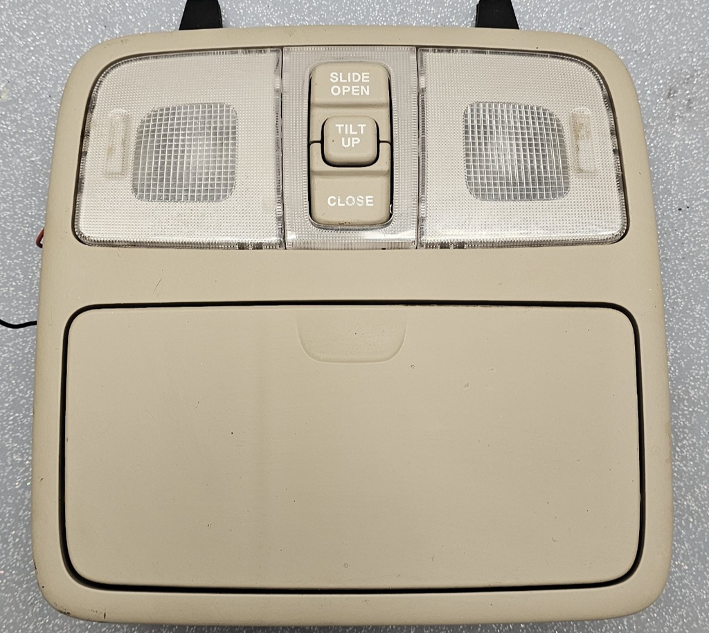 🔥07-10 Elantra Overhead Console Storage Display Dome Map Light Storage Tan OEM