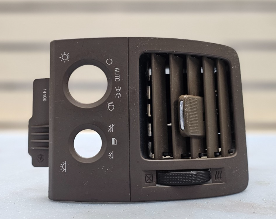 🔥05-09 CHEVY UPLANDER HEADLIGHT HEAD LIGHT SWITCH A/C AIR VENT ASSEMBLY TAN