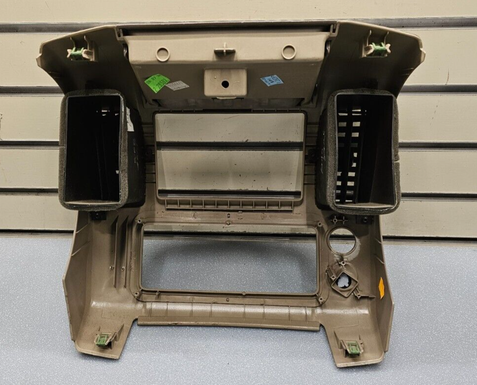 🔥05-12 Pathfinder Dash FM Radio Stereo DisplayTrim Panel Bezel Climate Tan B75