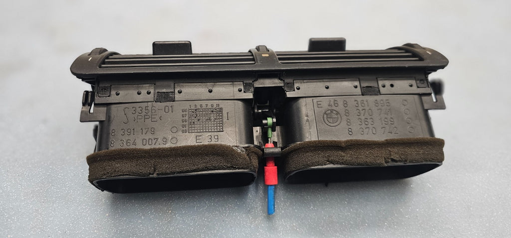 🔥01-06 BMW E46 325i 325ci 330ci Center Dash AC A/C HVAC Air Vent Heater Black