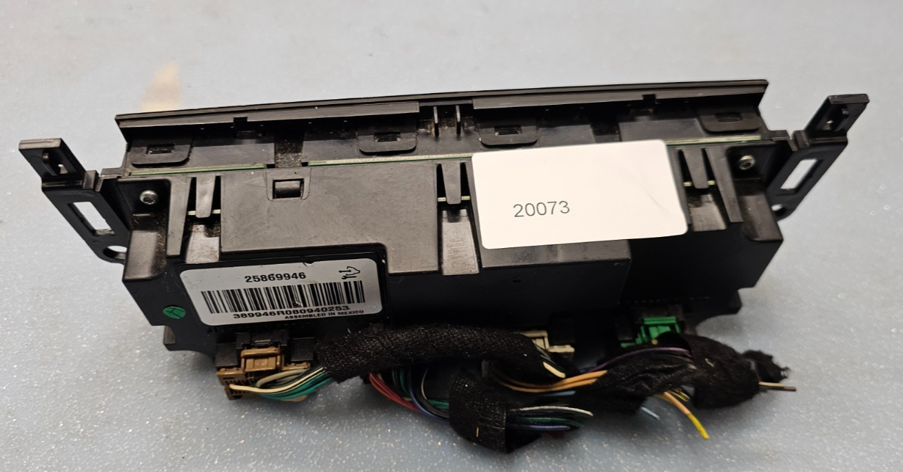 07-11 Silverado Sierra YUKON Dash Heater AC CLIMATE Control Temperature Digital