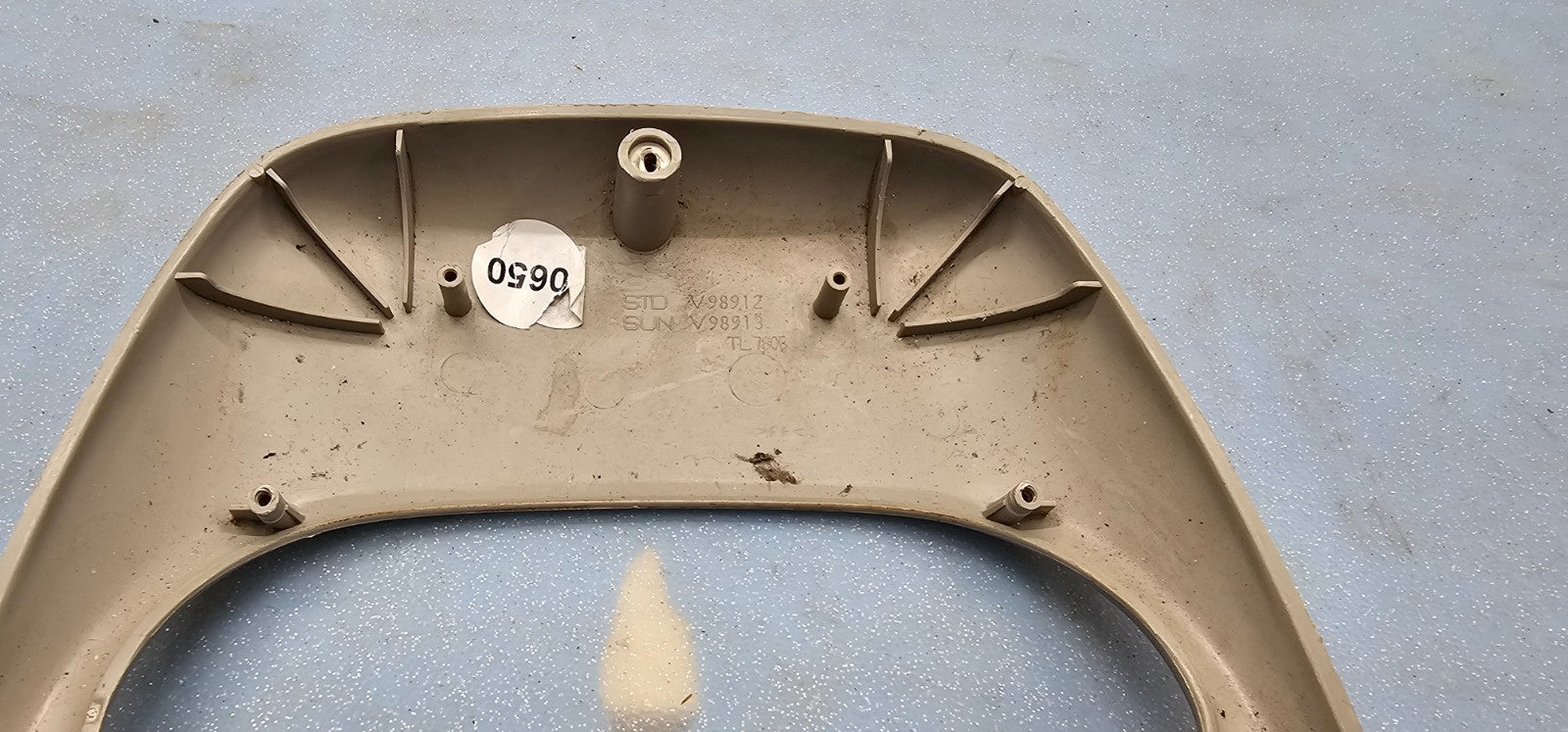 🔥06-08 Dodge Ram 1500 2500 Digital Overhead Console Display Dome Map TAN 06
