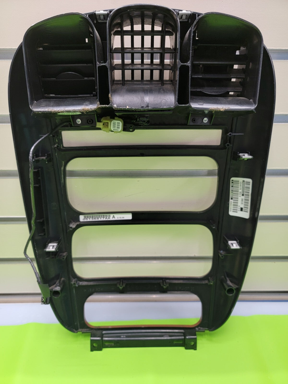 🔥01-07 Dodge Caravan Town & Country dash radio climate TRIM bezel woodgrain