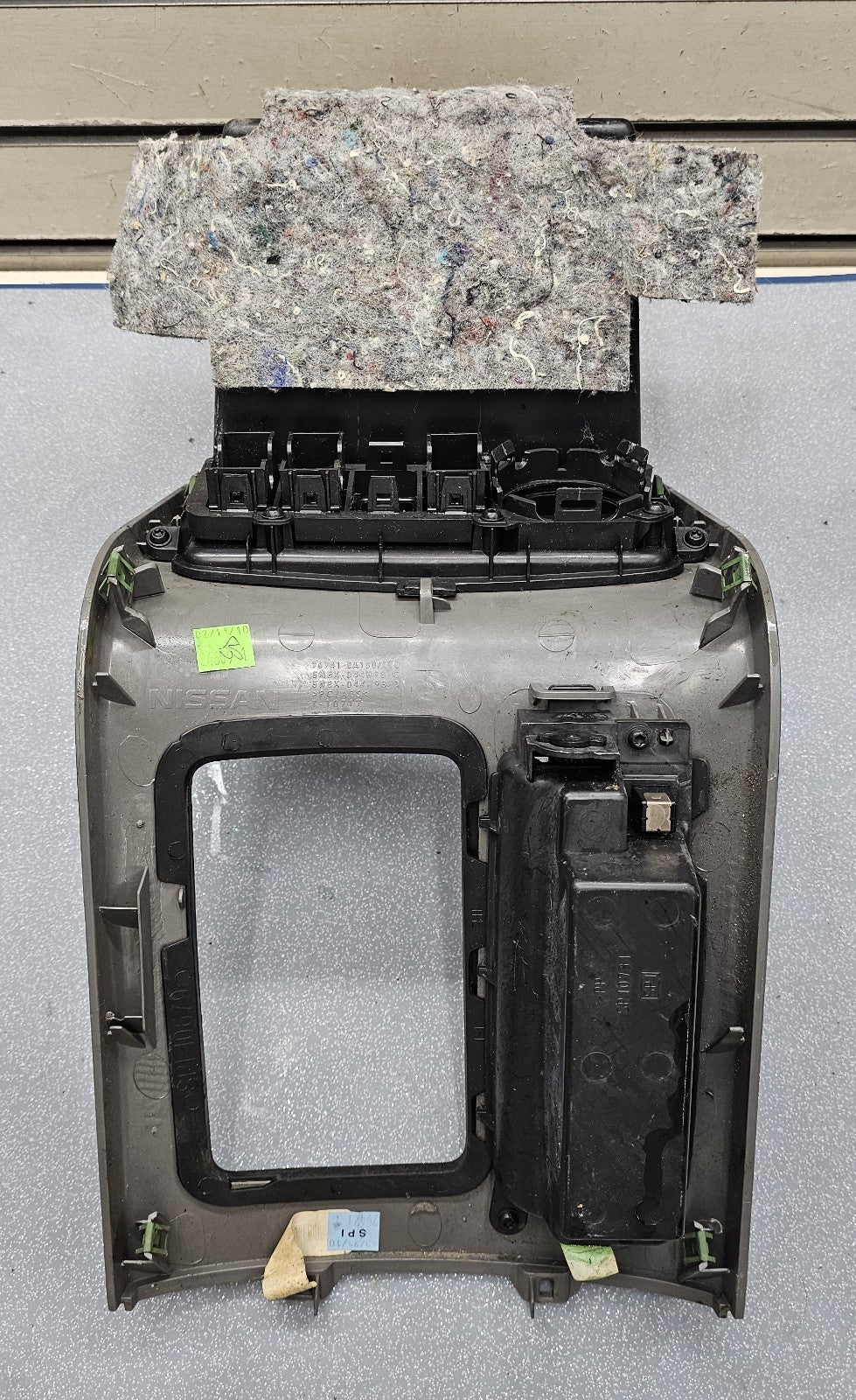 🔥05-12 NISSAN PATHFINDER CENTER CONSOLE SHIFTER SHIFT STORAGE BEZEL TRIM SILVER