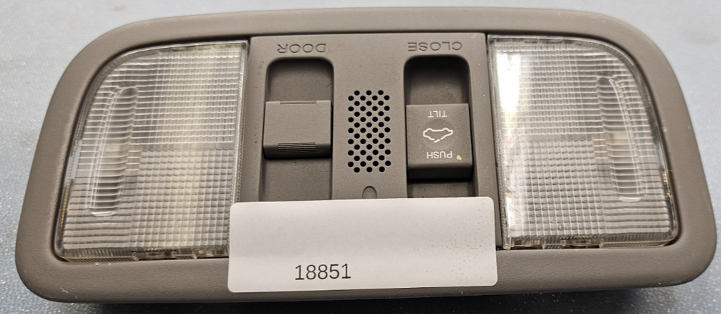 🔥06-11 Honda Civic Overhead Console Sun Roof Switch Door Light Control DK Gray