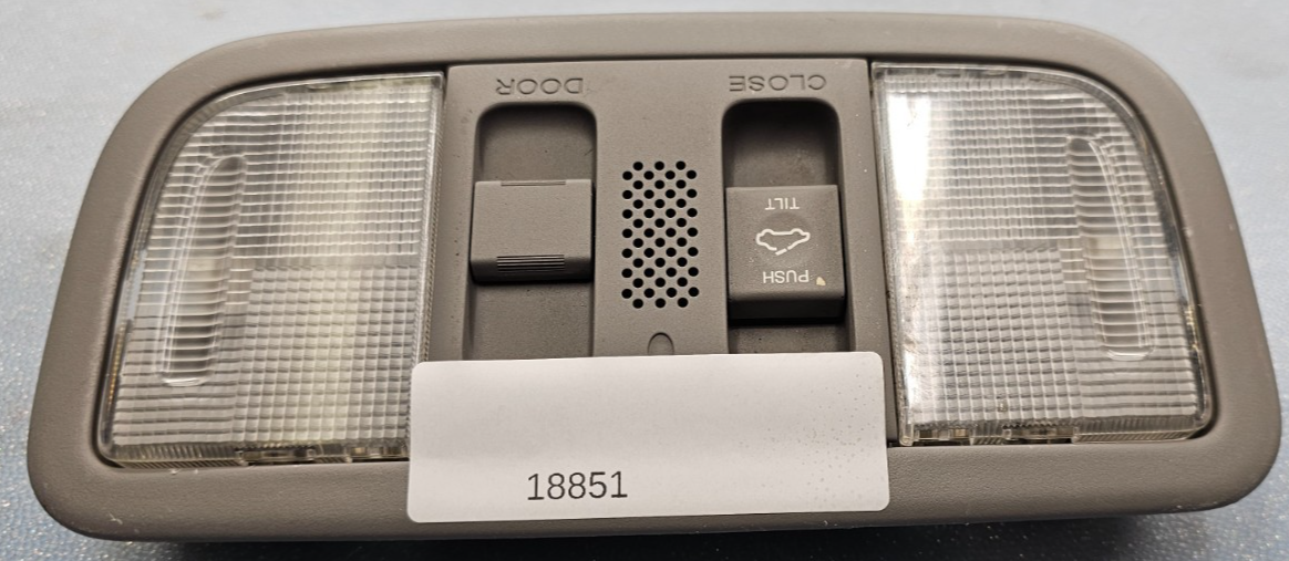 🔥06-11 Honda Civic Overhead Console Sun Roof Switch Door Light Control DK Gray