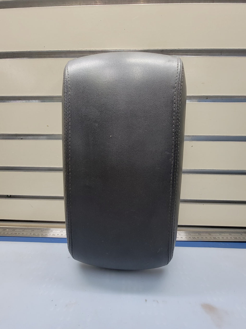 🔥07-09 LINCOLN MKZ CENTER CONSOLE ARM REST LID TOP PAD COVER BLACK LEATHER